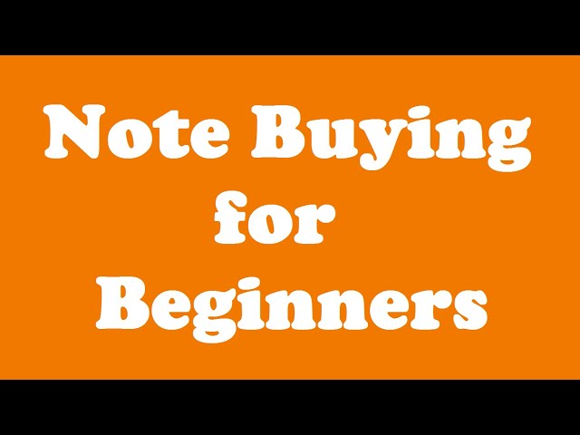 NON-PERFORMING NOTE buying for beginners 📈