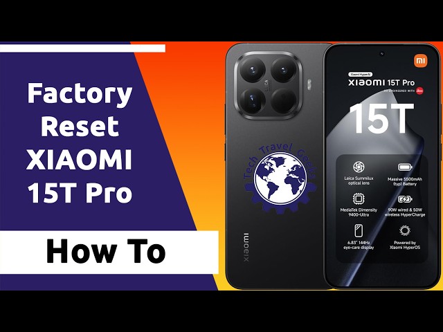 How to factory reset the XIAOMI 15T Pro #xiaomi #xiaomi15tpro
