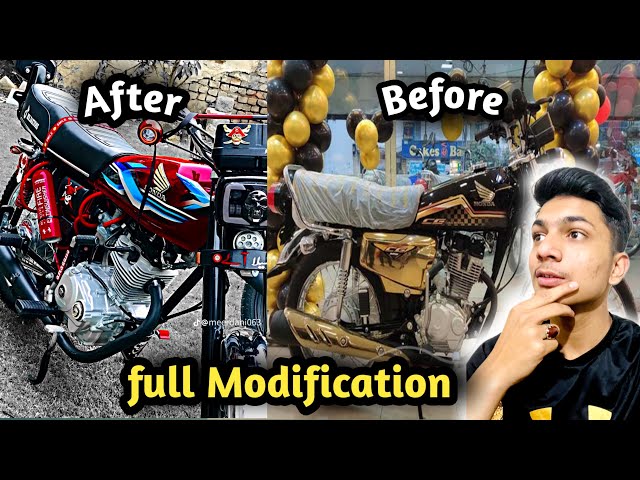 Honda 125 CG Full Modification Vlog. “Honda125” (Mr Qasim Vlogs)