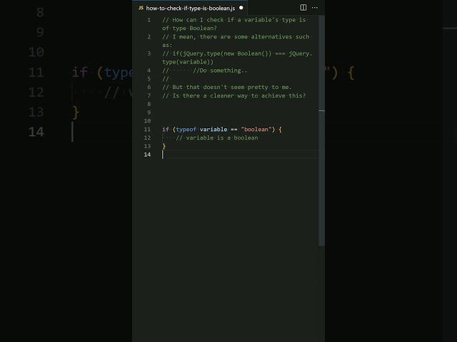 javascript - How to check if type is Boolean