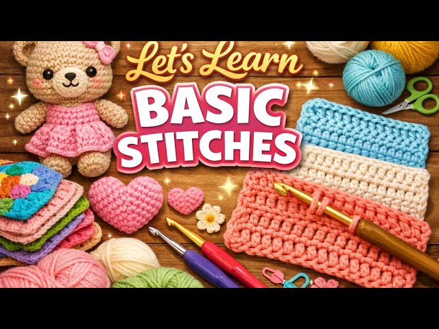 Let's learn crochet step by step | How to do crochet | Learning from mistakes