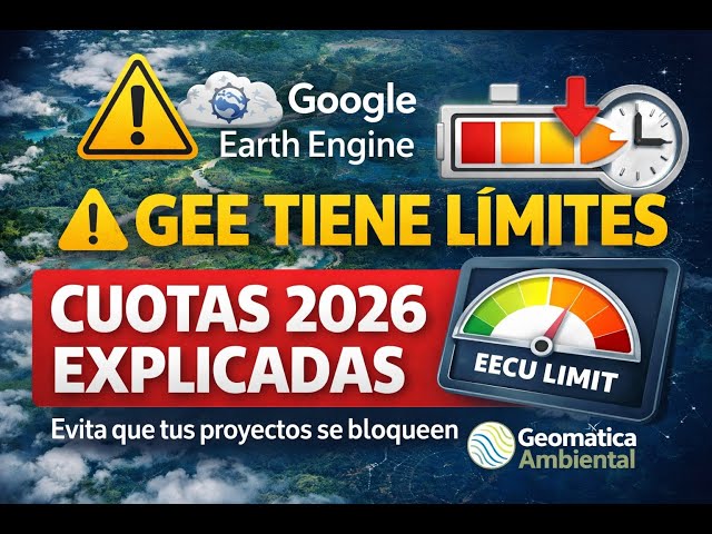 Google Earth Engine con LÍMITES ⚠️ | Lo que TODO usuario SIG debe saber