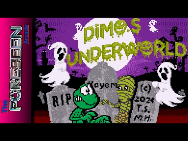 Dimo's Underworld - Atari 8-Bit Homebrew Gameplay