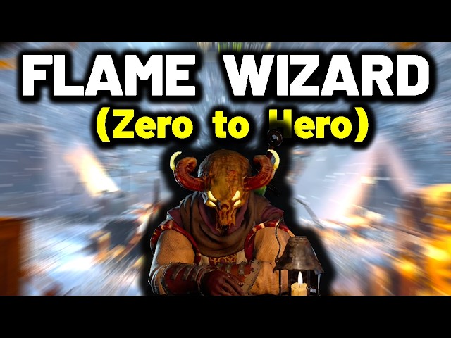 Solo Flame Wizard Zero to Hero! (new spells) - Dark and Darker Gameplay