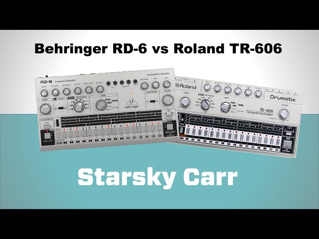 Behringer RD-6 vs Roland TR-606 // The Definitive Comparison
