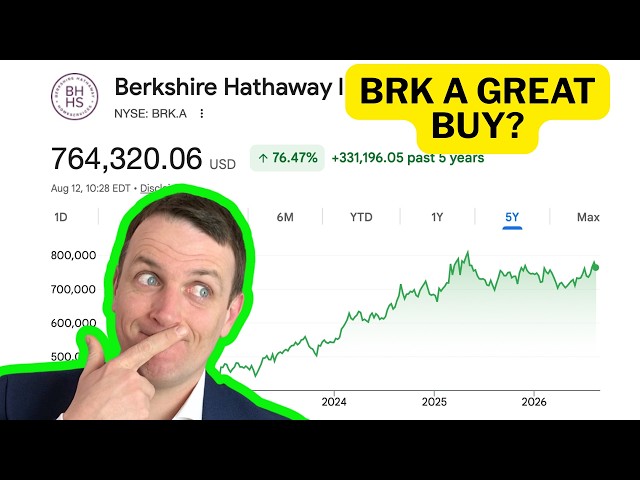 BRK a Buy or Sell Now? Intrinsic Value, Cash & Margin of Safety!