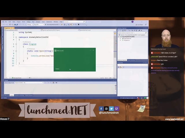 [SE][C# .Net] Anomaly detection av bitcoin-kursen i ML.Net