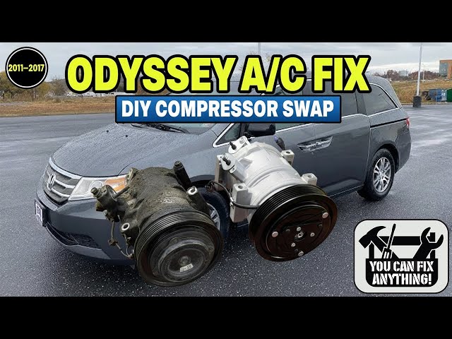 Honda Odyssey A/C Compressor Failure & Fix (2011-2017, 4th Gen): Tools, Torque, Recharge