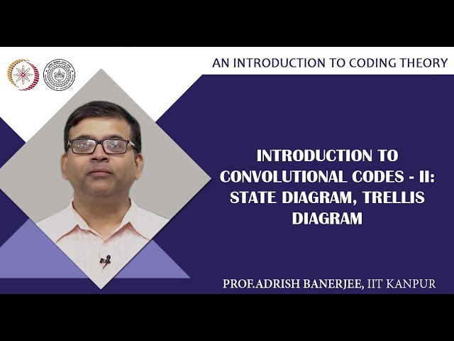 Introduction to Convolutional Codes-II: State Diagram, Trellis Diagram