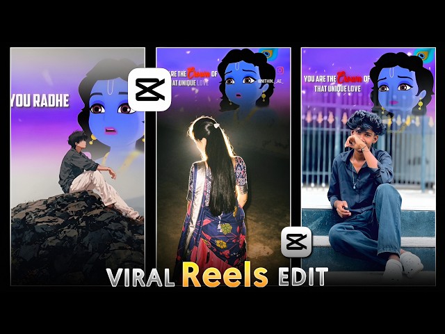 Instagram Trending Radha Krishna Sad Viral Video Editing | Capcut Reels Editing Tutorial 2026