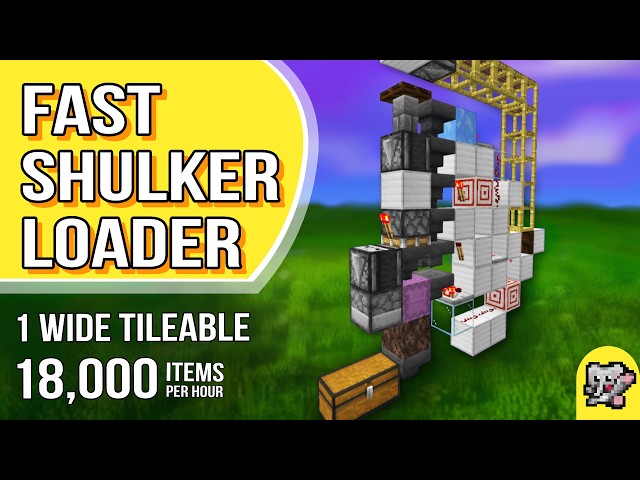 Double Speed Shulker Loader for Bedrock