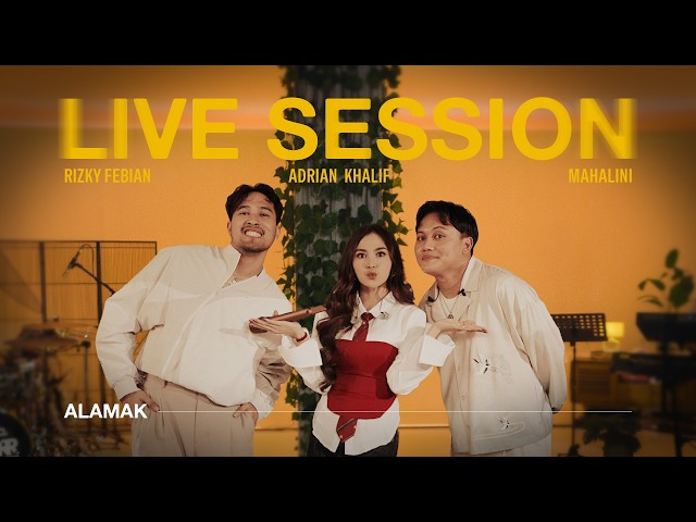 Rizky Febian, Adrian Khalif, Mahalini - Good Heavens | Live Session