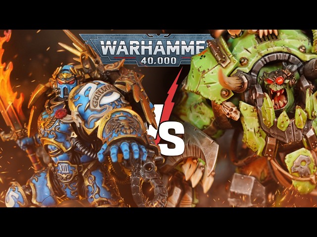 **NEW CODEX!!** Space Marines vs Orks | Warhammer 40k Battle Report