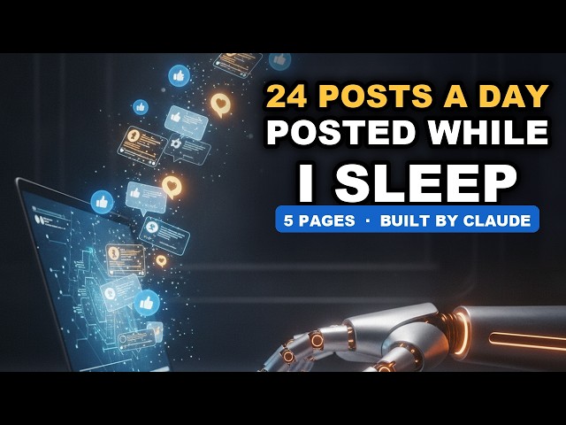 I Built a 24/7 Viral Post Machine with CLAUDE (100% Free)