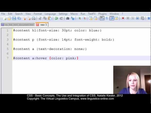 HTML and CSS - The Use and Integration of CSS