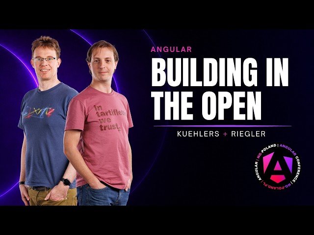 How Angular Chooses and Ships New Features | Matthieu Riegler & Jens Kuehlers