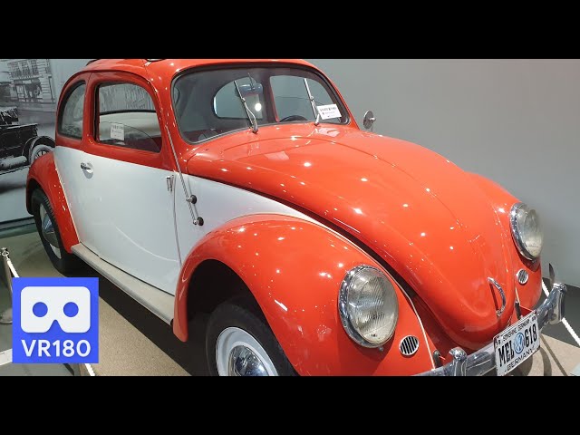 3D 180VR Volkswagen Beetle 1956 Flat 4 cylinder 30hp