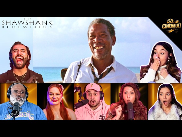 TOP "ANDY AND RED REUNITE" REACTIONS! *THE SHAWSHANK REDEMPTION* ENDING SCENE! FIRST TIME WATCHING!