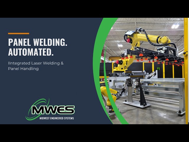 Laser Welding + Robotic Material Handling | Integrated Automation System