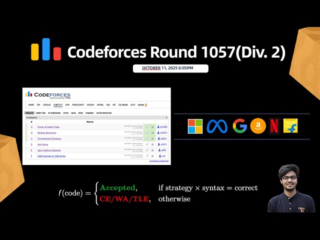 Codeforces Round 1057 (Div. 2) || A, B, C Complete Solution Explanation in C++ || BIT, Binary Search