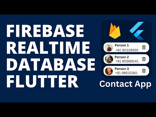 Firebase realtime database flutter