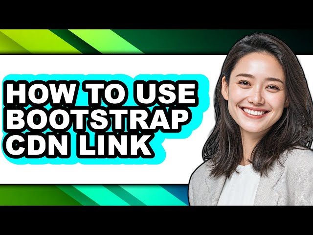 How to Use Bootstrap Cdn Link (only Way)