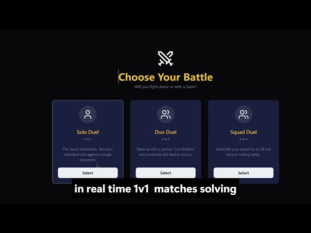 Inside CodeDuelz: A Complete Walkthrough of the Coding Battle Platform