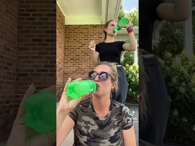 TRYING NOT TO BURP SPRITE CHALLENGE 🥤✨MOTHER VS TWIN DAUGHTER 😂