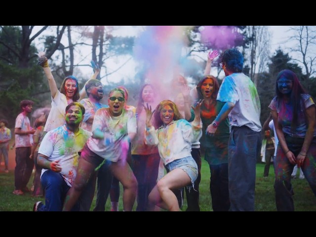 Holi celebrations at the University of Exeter
