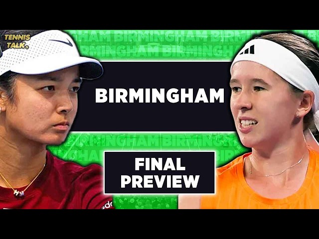 Eala vs Bartunkova | WTA Birmingham 2026 Final | Tennis Talk Preview
