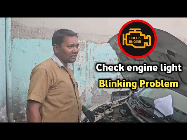 Check engine light blinking problem wagonr 
