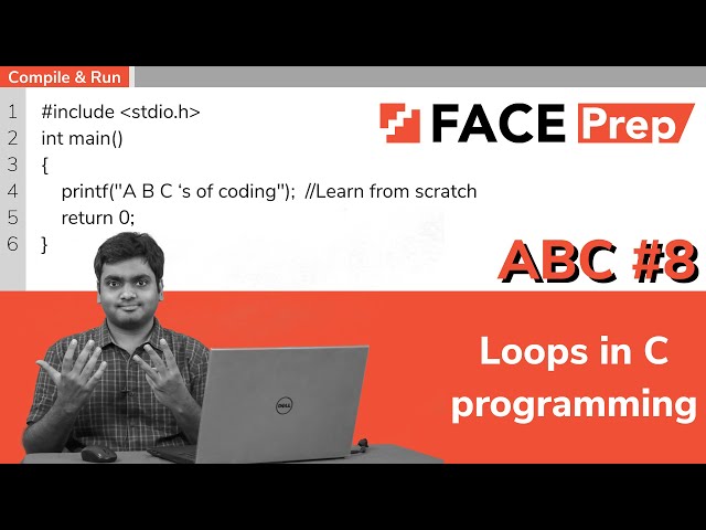 Looping statements | for, while, do-while | C Programming for Beginners | AnyBody can Code | #8