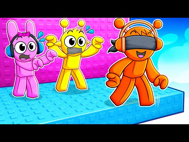 Roblox Troll Tower, But We're Blind, Deaf and Mute