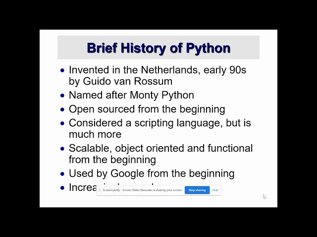 1 python history
