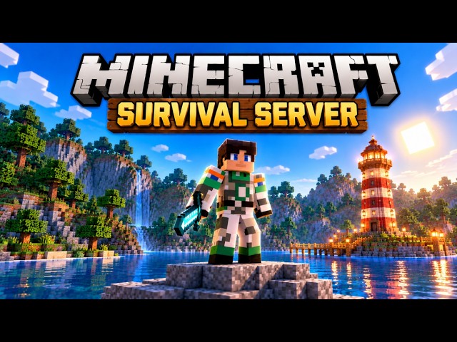 🔥 MINECRAFT | Building My Dream House in Survival World 🏠✨ | ONE D GAMER | BANARAS SMP (Portrait)