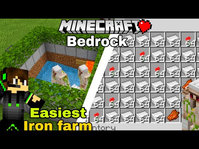 (Alternate) World’s Easiest Iron Farm Build 🔥 100% Working | Minecraft 1.21