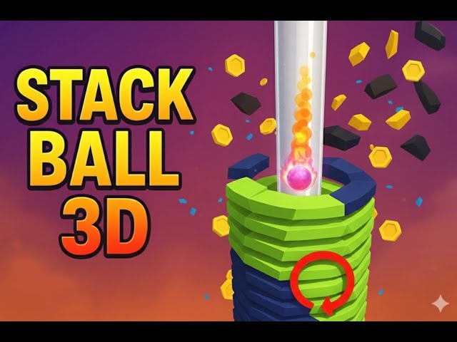 🧠 Dimag Se Khelo | Stack Ball 3D Extreme #stackball
