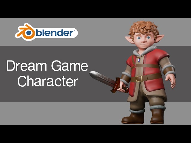 I Built My Dream Game Character in Blender