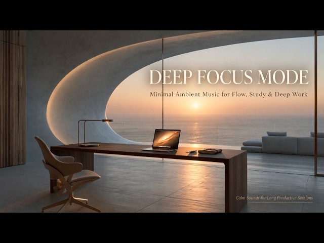 Deep Work Music For Super Focus - Ambient Study Music To Boost Concentration And Memory