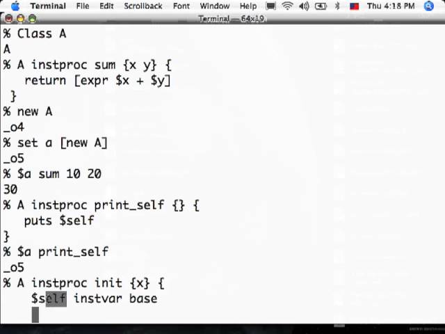 NS2 Tutorial: intro to otcl