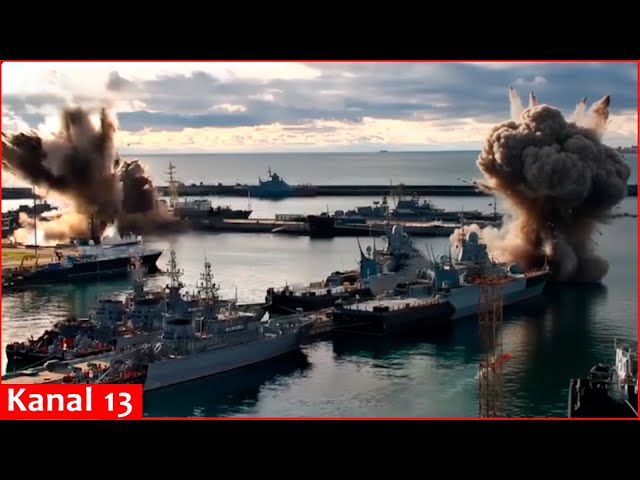 In first, Ukraine’s SBU struck Russian submarine with naval drones in Black Sea – Video of attack