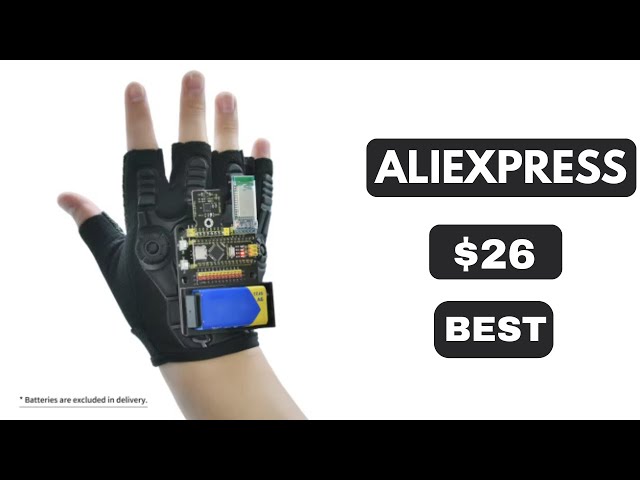 Best Keyestudio Cool Motion Sensing Gloves Gesture Control Smart Car For Arduino With NANO Plus