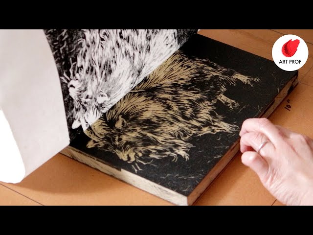 Woodcut Tutorial Step by Step, Relief Printmaking