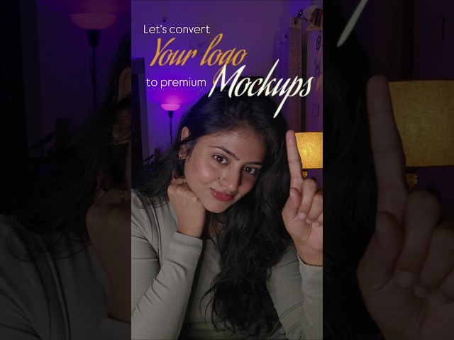 Turn your plain logo into a stunning mockup in seconds! #shorts #shortvideo #youtubeshorts #logo