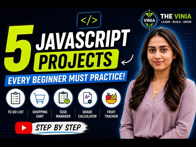 Top JavaScript Projects to Improve Logic | Arrays, Objects & Functions