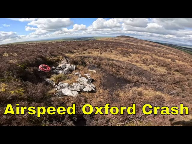 Airspeed Oxford Crash WWII on Shining Tor in the Peak District