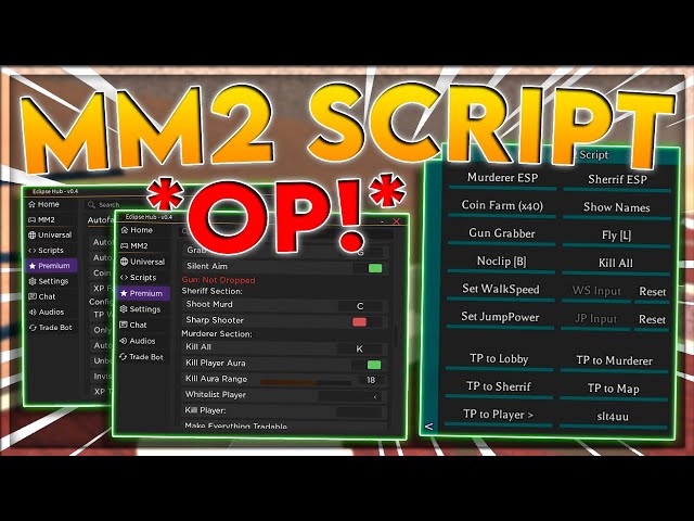 [UPDATED] Murder Mystery 2 / MM2 Script GUI Hack | Auto Farm XP & Coins | *PASTEBIN 2022*