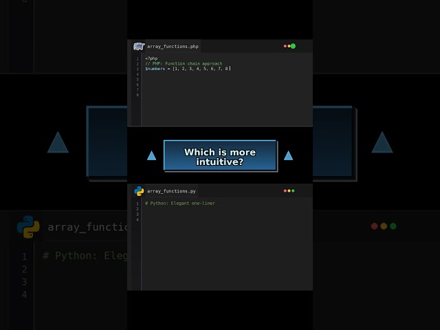 Array Functions vs List Comprehensions: The Ultimate Showdown #codingtips