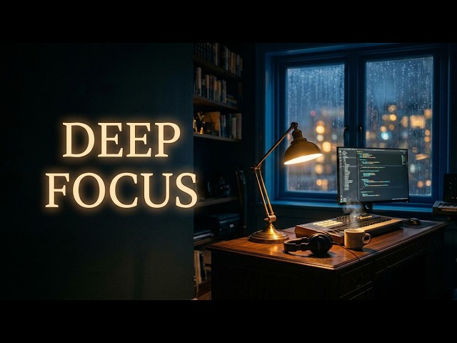 Night Coding Music 🎹 3am Deep Focus | R&B Techno Soul Piano (54 Min)