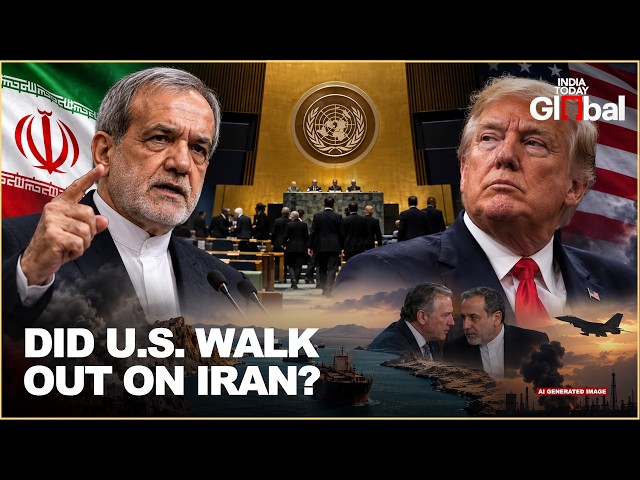 Iran's President Calls Trump the Real Bully at UN, U.S. Delegation Walks Out as Quiet Talks Begin